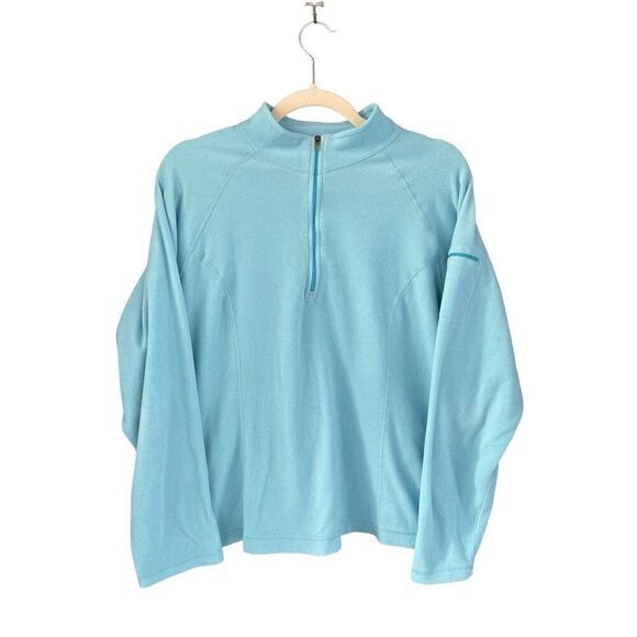 S5 L.L. Bean Fleece‎ Sweater Light Blue - Picture 1 of 5
